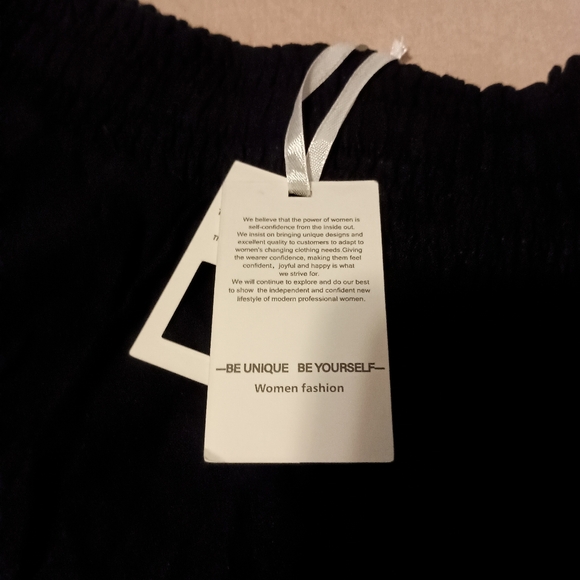 NWT Womens 2xl black wide legged ankle pants - Picture 5 of 8